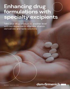 Specialty excipients to enhance your drug formulations