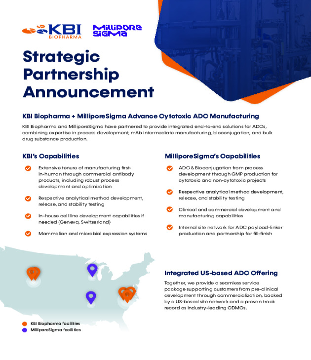 Strategic Partnership Advances Cytotoxic ADC Manufacturing