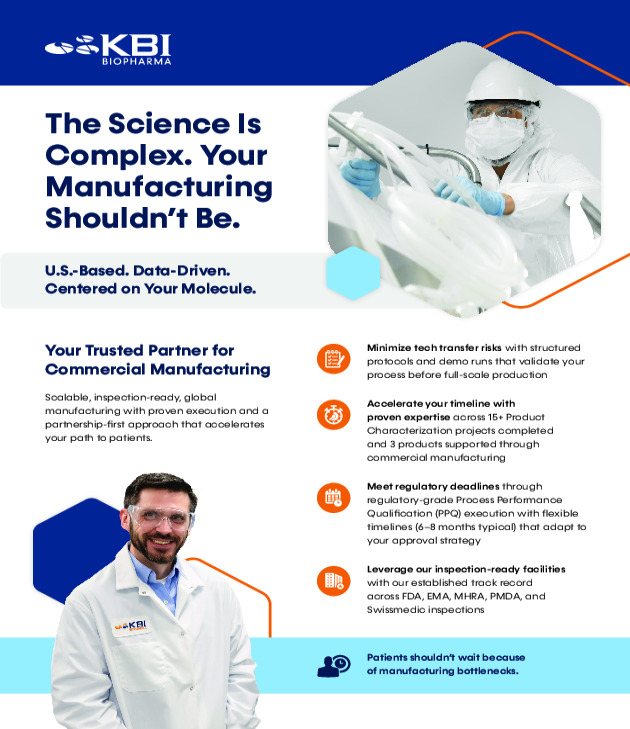 The Science is Complex.  Your Manufacturing Shouldn't Be.