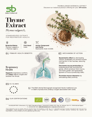 Thyme dry extract – product sheet