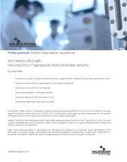 UNLOCK PICHIA - High-level methanol-free protein production