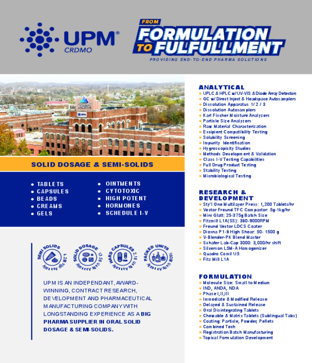 UPM Equipment List