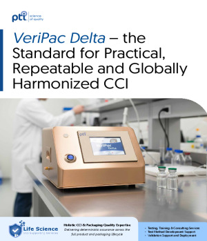 VeriPac Delta Dual Technology CCI Solution for pharmaceuticals