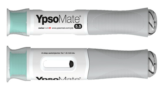 YpsoMate 5.5 mL large volume autoinjector