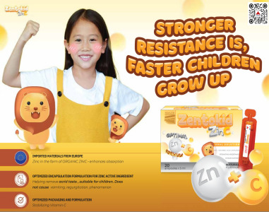 Zentokid ZinC (Vitamin C + Zinc/Oral Solution)