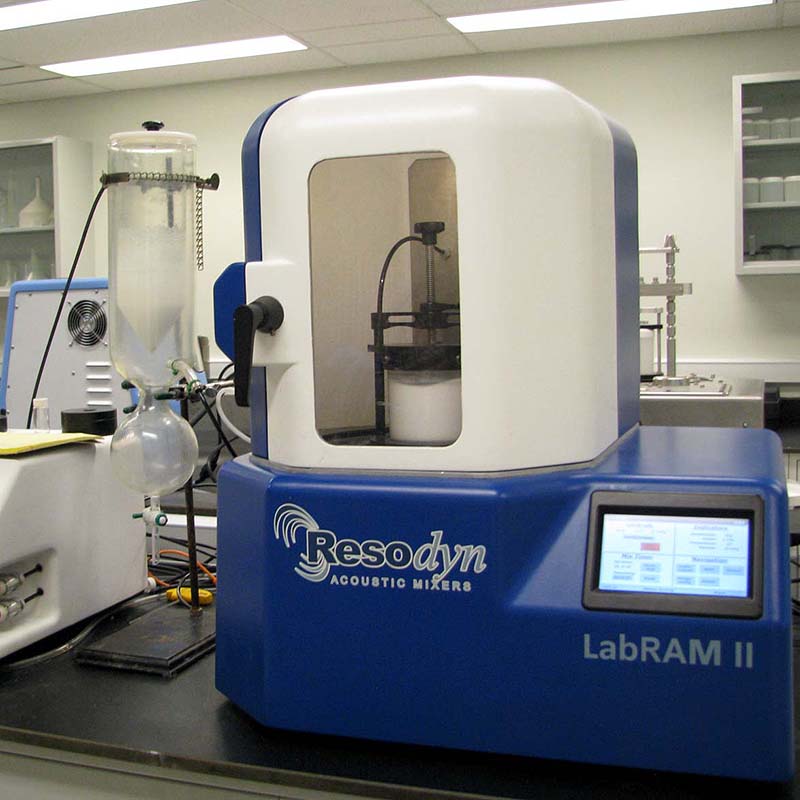 A LabRAM II in an operating mix lab.