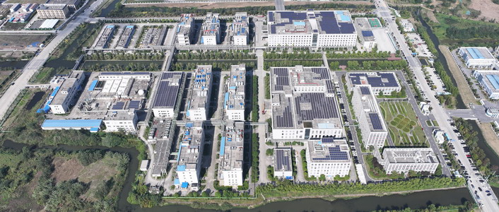 Aerial photography of the plant