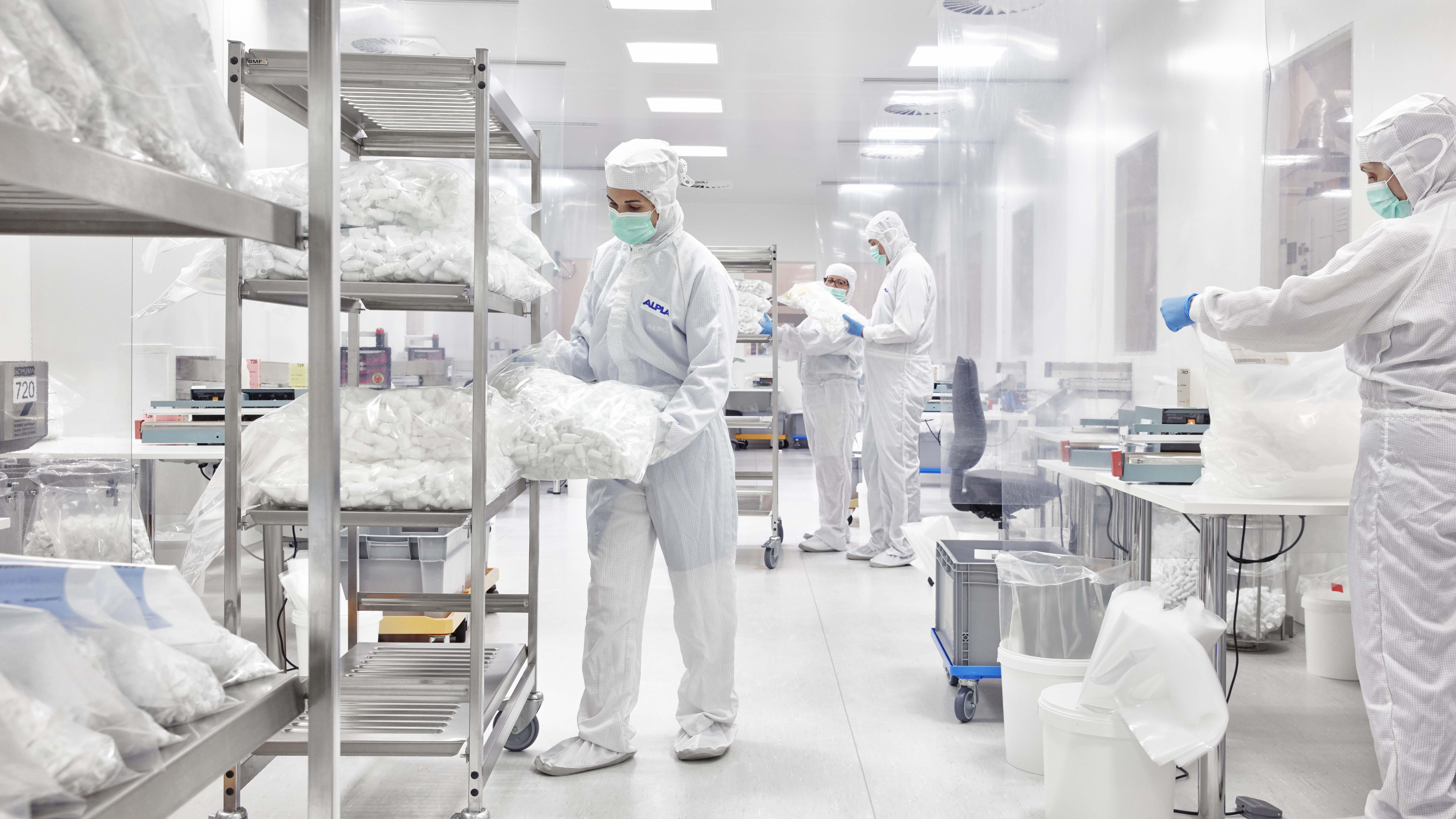 ALPLApharma - highest standards applied in our cleanrooms