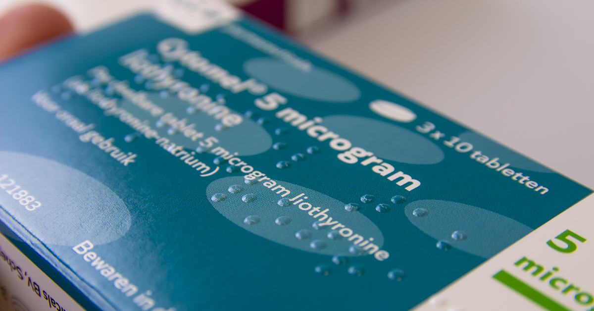 Braille on healthcare packaging