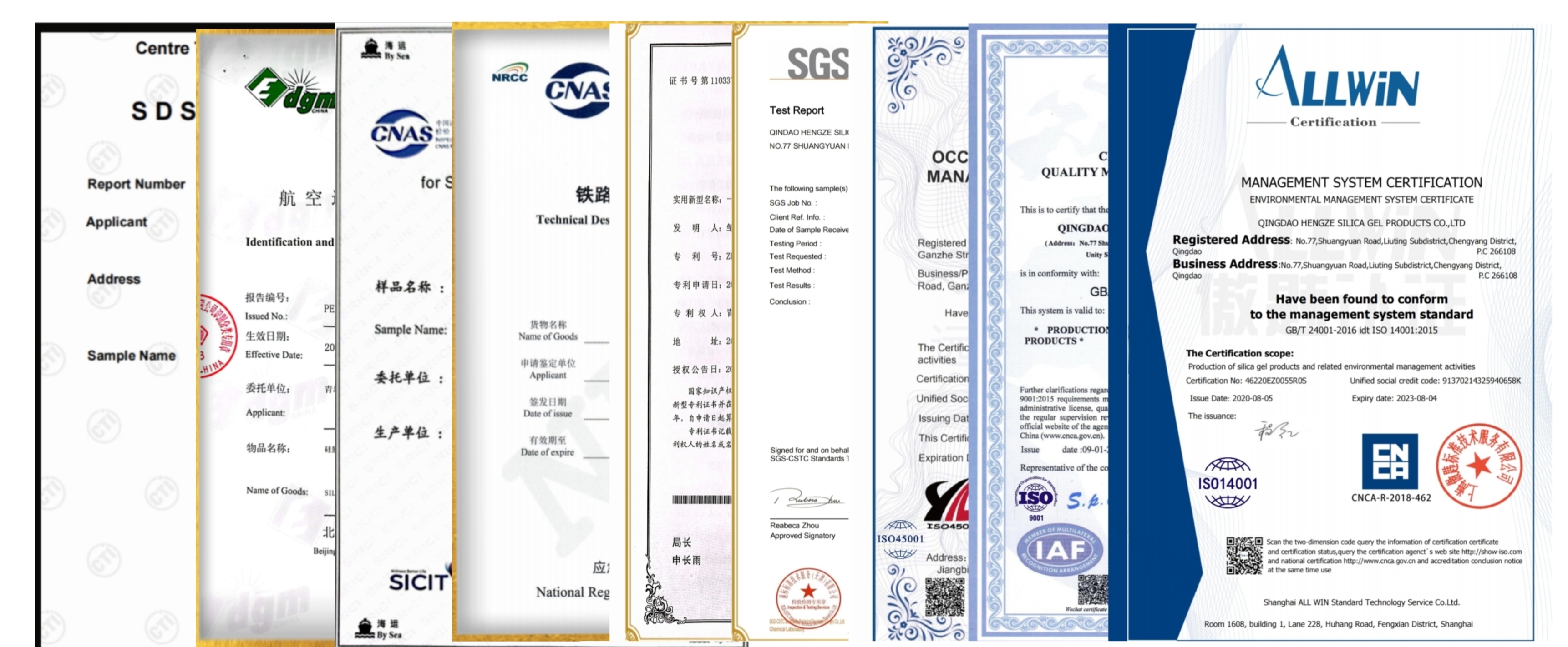 Certificates