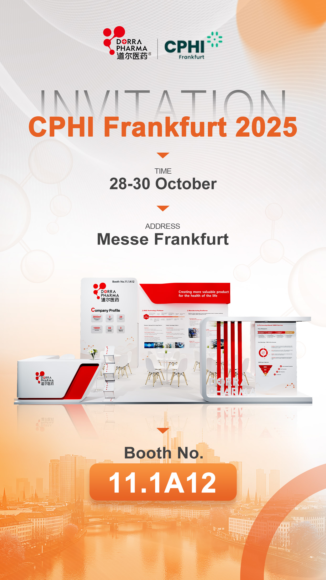 CPHI Frankfurt 2025 Booth #11A.1A12