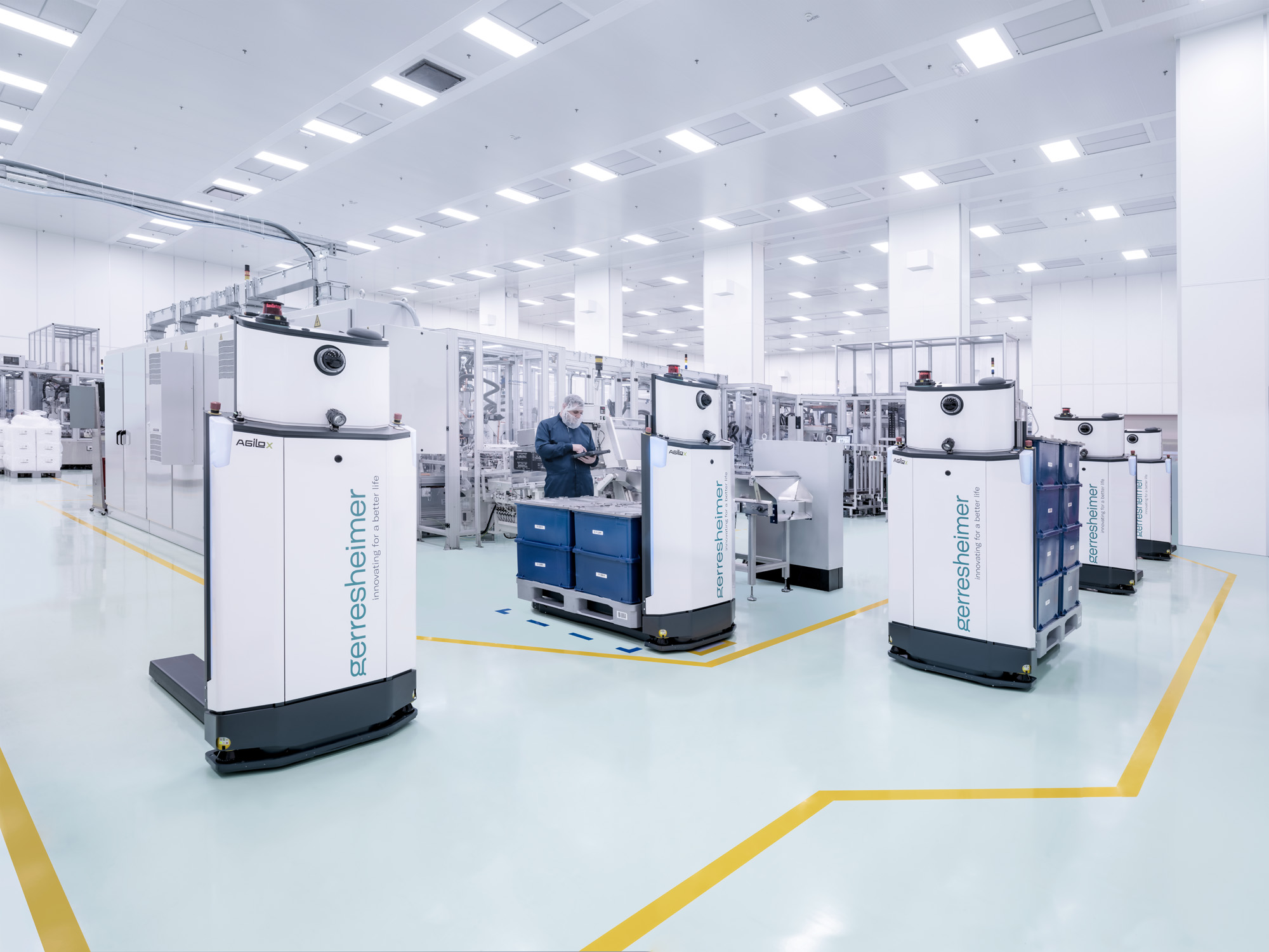 Fully-autmatic clean room assembly