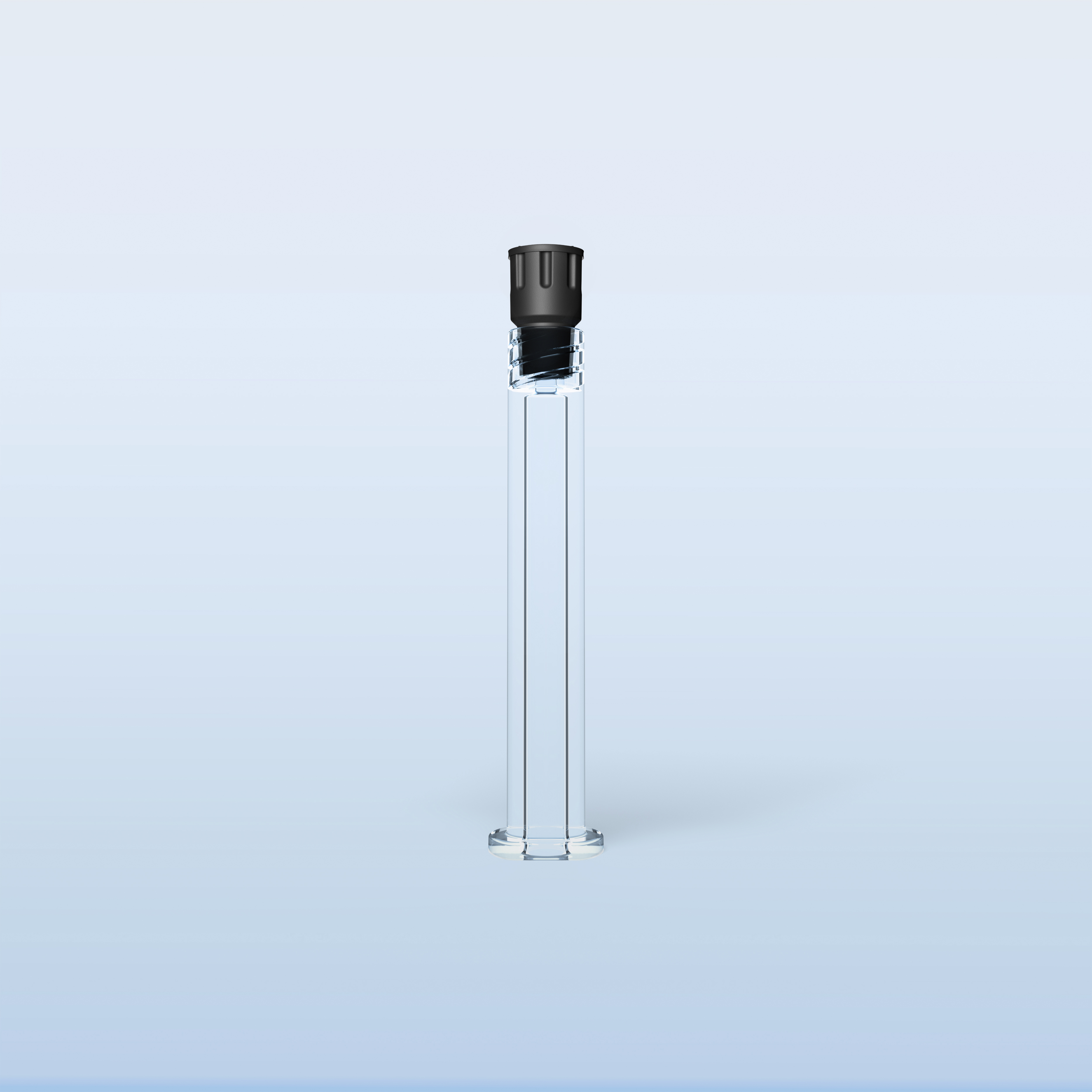 High-quality syringe barrel for pharmaceutical primary packaging applications. Designed to meet the highest standards of purity, safety, and precision, it features a robust construction and excellent transparency, making it ideal for demanding pharmaceuti