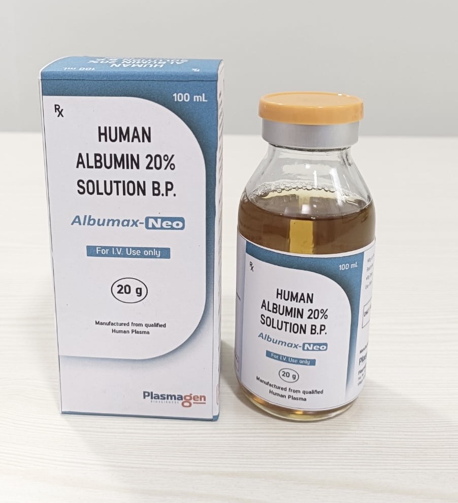 Human Albumin 20% 100ML B.P (Albumax-Neo)
