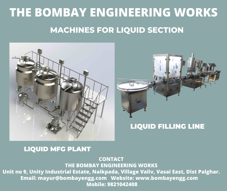 Liquid oral section machineries