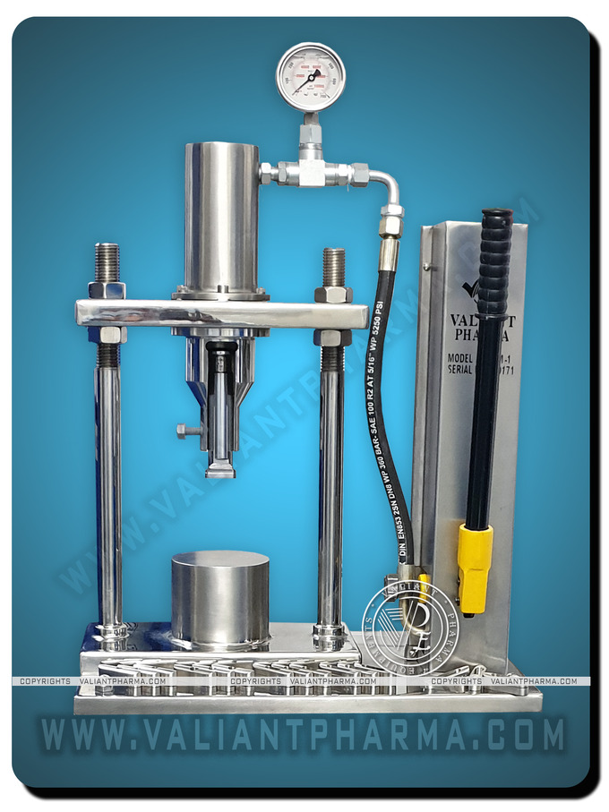 MANUAL TABLET COMPACTION MACHINE