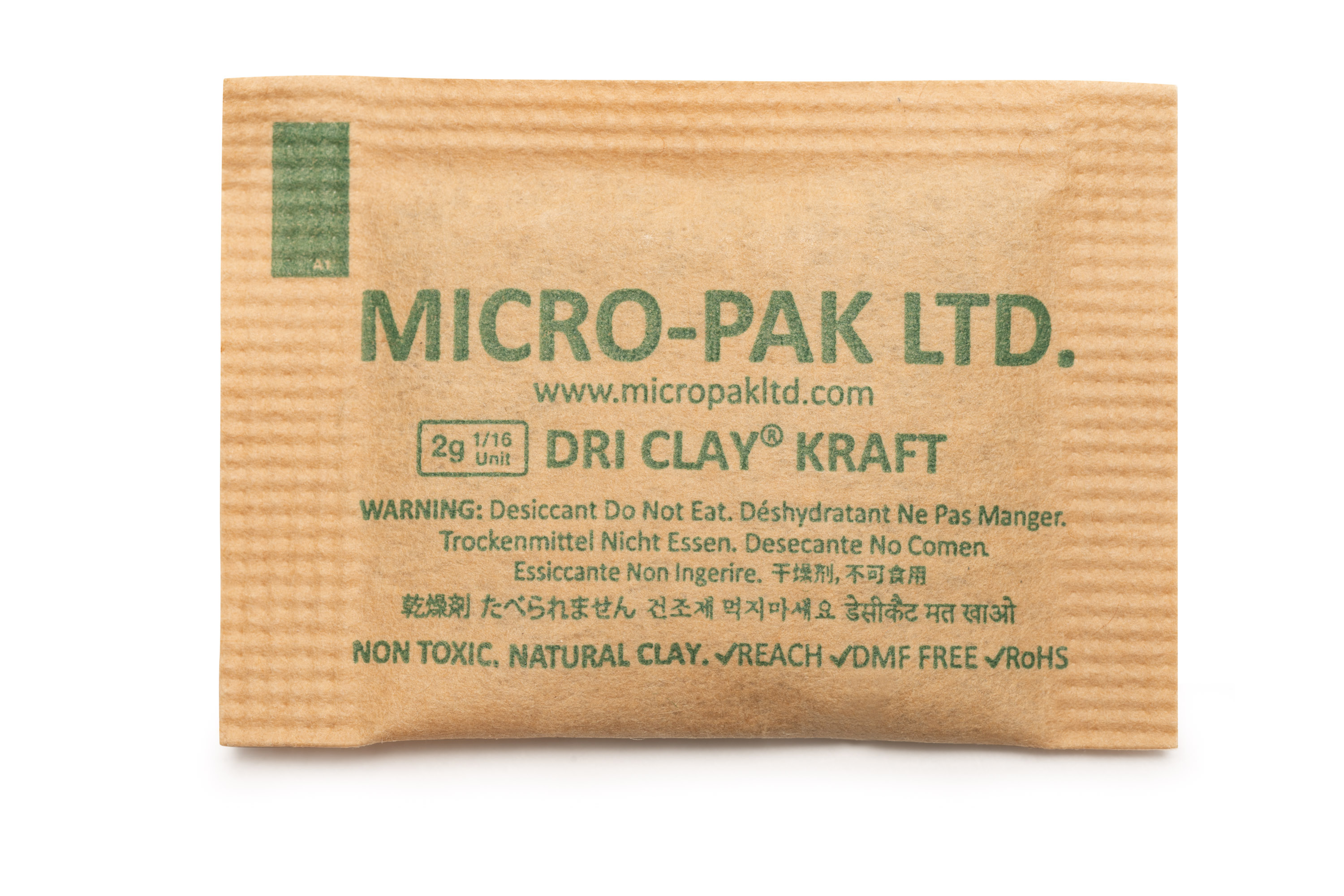 Micro-Pak Dri Clay® Kraft 1 gram