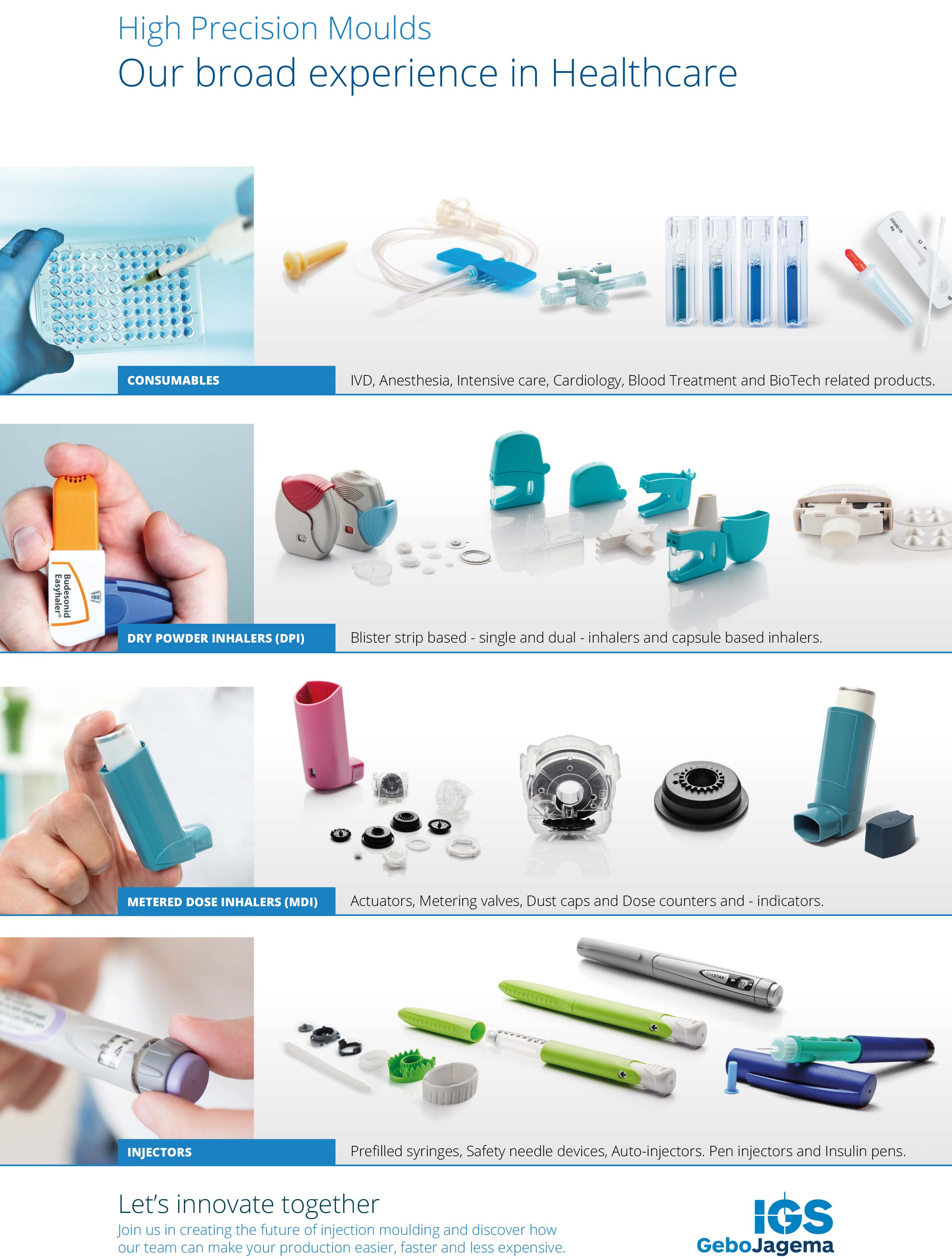 Our broad experience in the healthcare industry
