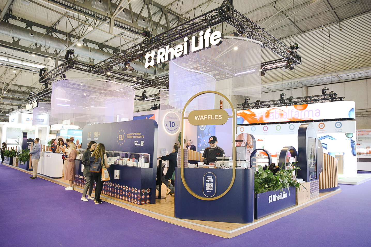 Rhei Life booth