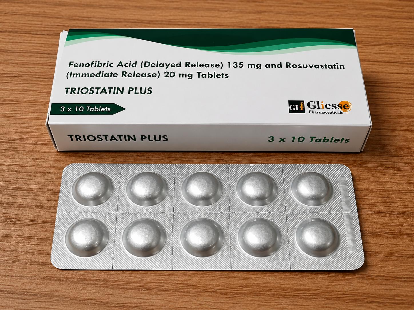 Rosuvastatin + Fenofibric Acid