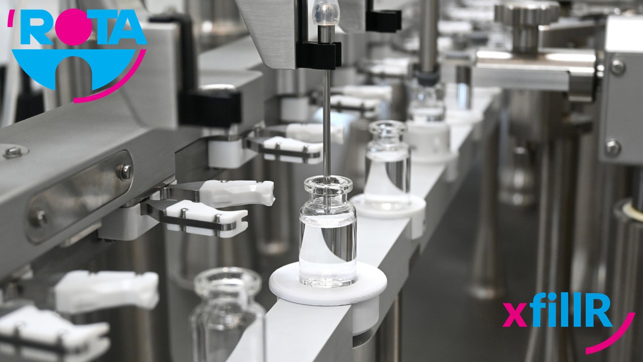 ROTA xfillR - small batch processing for vials, syringes & cartridges