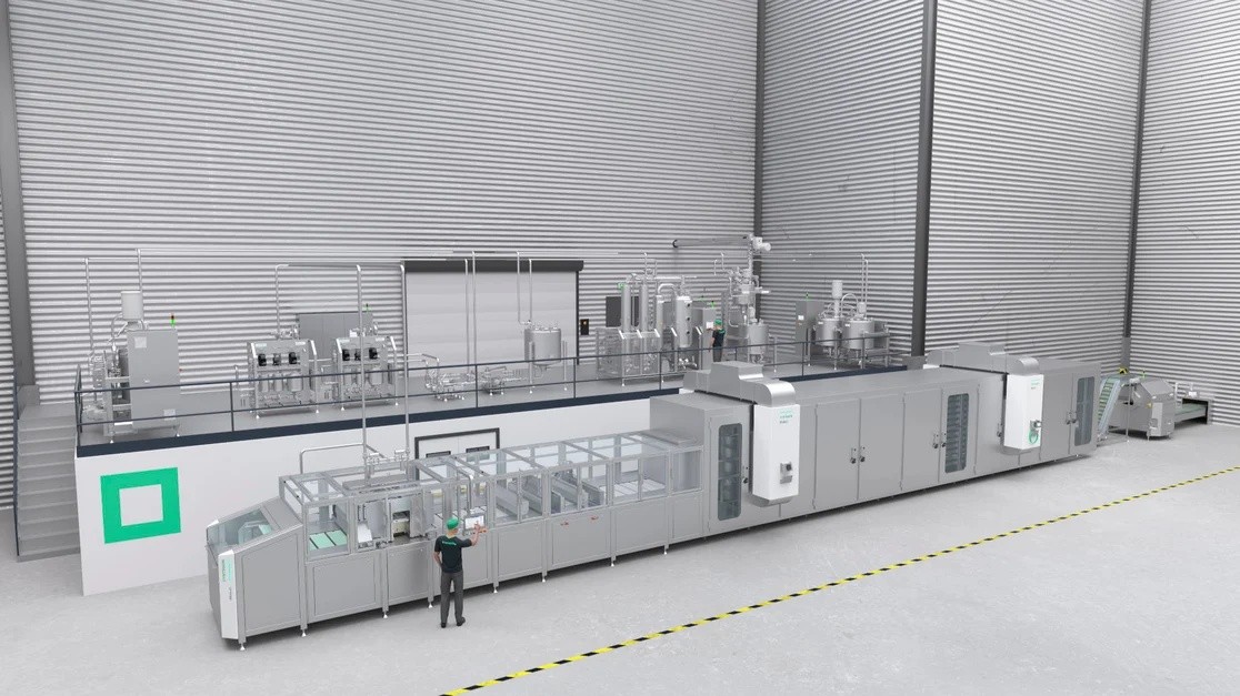 SDFOOD Korea starchless gummy production line from Germany