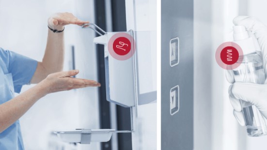 Springs and pressings for medical hygiene products