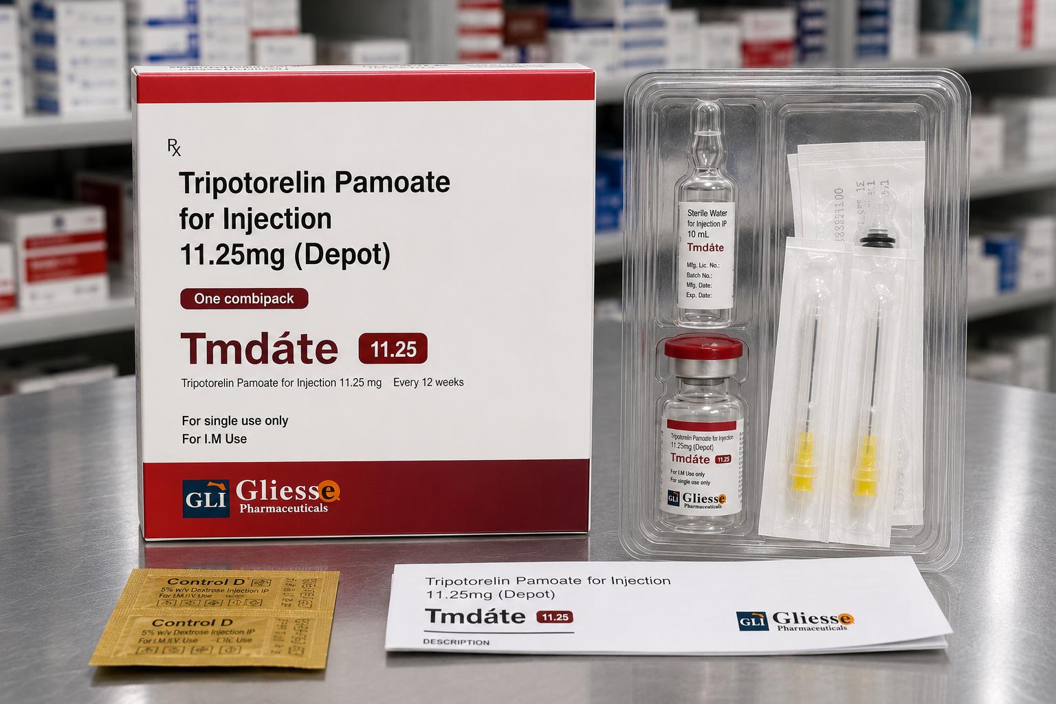 Triptorelin Pamoate 11.25mg Combi Kit