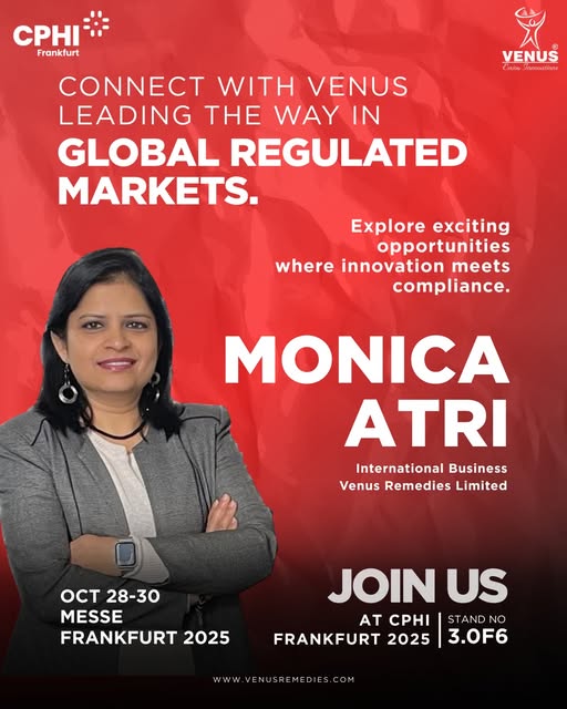 Venus is leading the way in Global Regulated Pharma Markets!