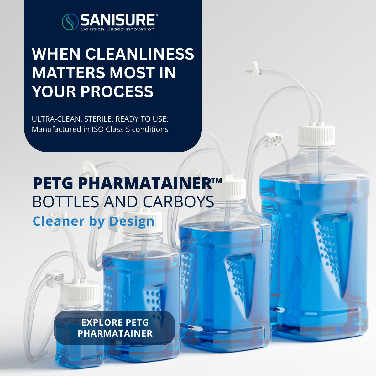 When Cleanliness Matters Most in Your Process - PETG PharmaTainers