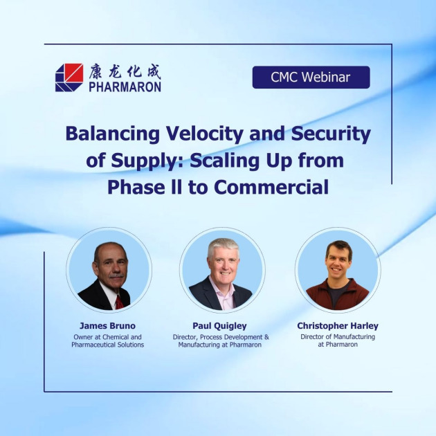 Balancing velocity and security of supply. Scaling up small molecule drug substance manufacture from Phase II to Commercial
