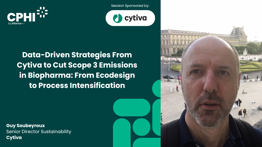 Data-Driven Strategies From Cytiva to Cut Scope 3 Emissions in Biopharma: From Ecodesign to Process Intensification