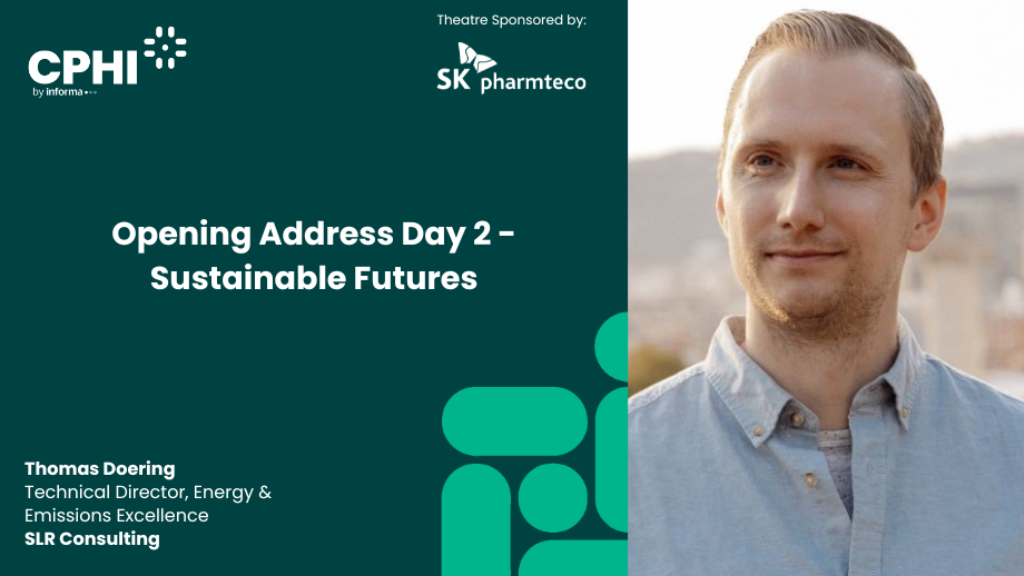 Opening Address Day 2 - Sustainable Futures