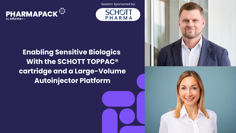SCHOTT TOPPAC® cartridge the Perfect Fit for Sensitive Drugs