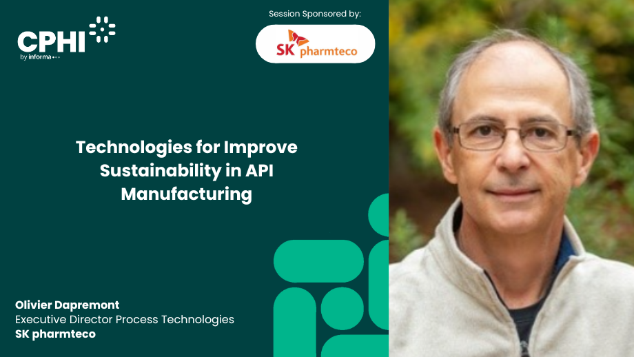 Technologies for Improving Sustainability in API Manufacturing
