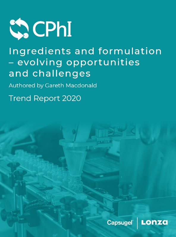Ingredients and formulation – evolving opportunities and challenges