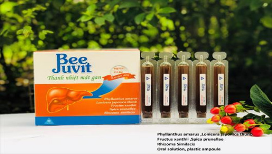 BEEJUVIT FOR LIVER (Phyllanthus amarus/Lonicera japonica thunb/Fructus xanthii/Spica prunellae/Rhizoma Similacis -  Oral liquid)