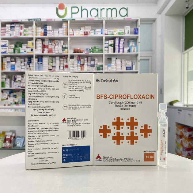 BFS- Ciprofloxacin 10ml (Ciprofloxacin -  Solution for injection)