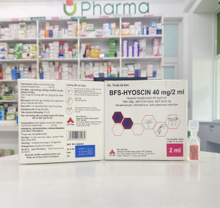 BFS-Hyoscin 40mg/2ml (Scopolamine butylbromide 20 mg/ml - Solution for injection)