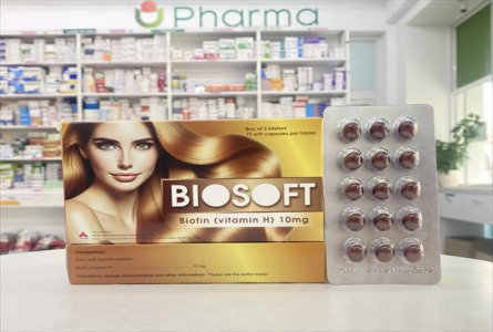 Biosoft (Biotin (vitamin H) 10mg - Soft capsule)