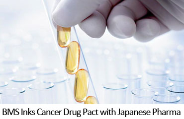 BMS Inks Cancer Drug Pact with Japanese Pharma