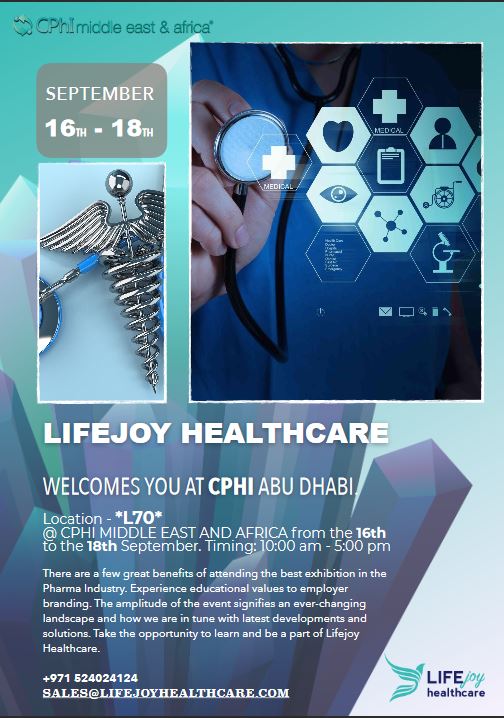 CPHI Abu Dhabi (16th to 18th September)