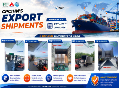 EXPORT SHIPMENTS IN JUNE 2026