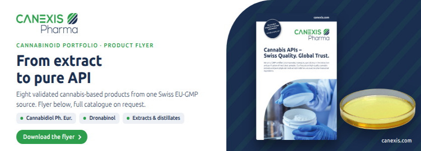 From extract to pure API: the Canexis cannabinoid portfolio