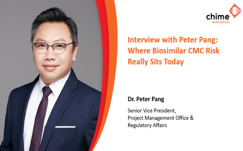 INTERVIEW WITH PETER PANG: WHERE BIOSIMILAR CMC RISK REALLY SITS TODAY