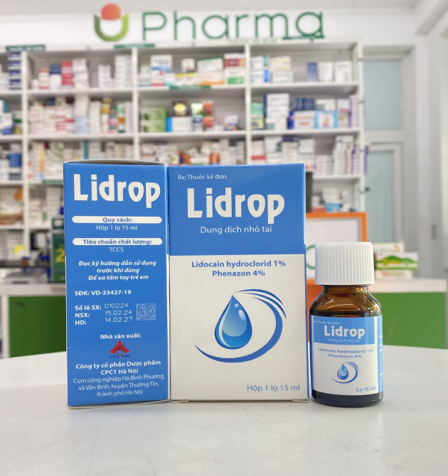 Lidrop Lidocaine HCl 1%, Phenazone 4%