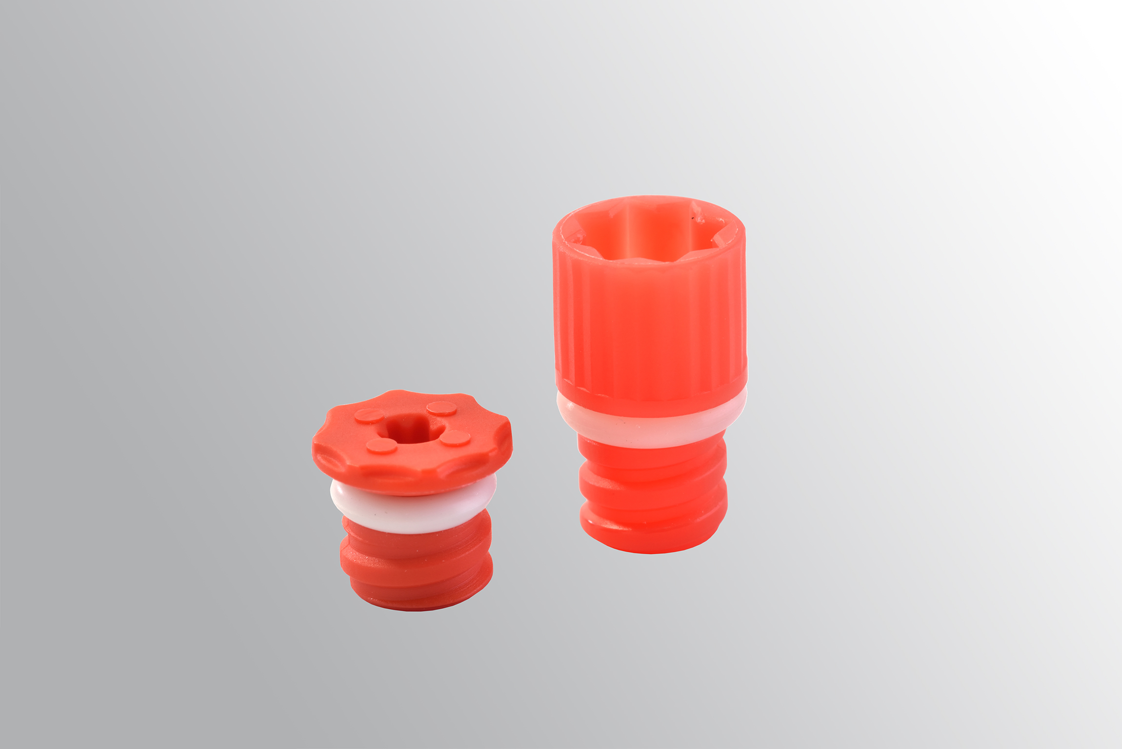 Low Profile Screw Caps Save Storage Space