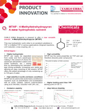 MTHP : 4-Methyltetrahydropyran, A new hydrophobic solvent
