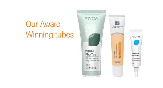Neopac receives multiple industry awards for sustainable and high-performance tube solutions
