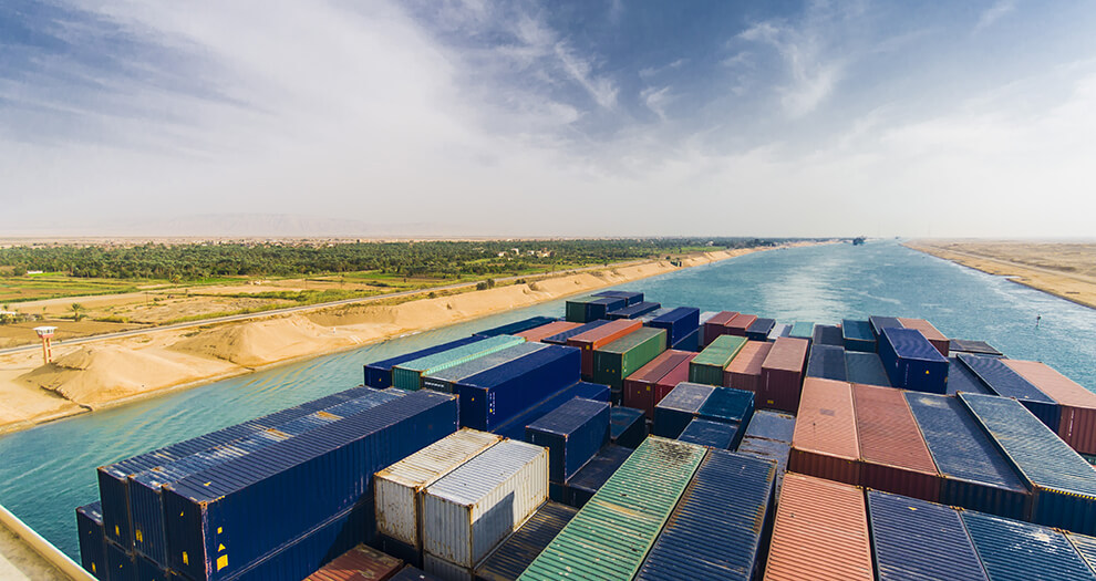 Nutrition additive supply chains 'nervous' as Suez blockage continues